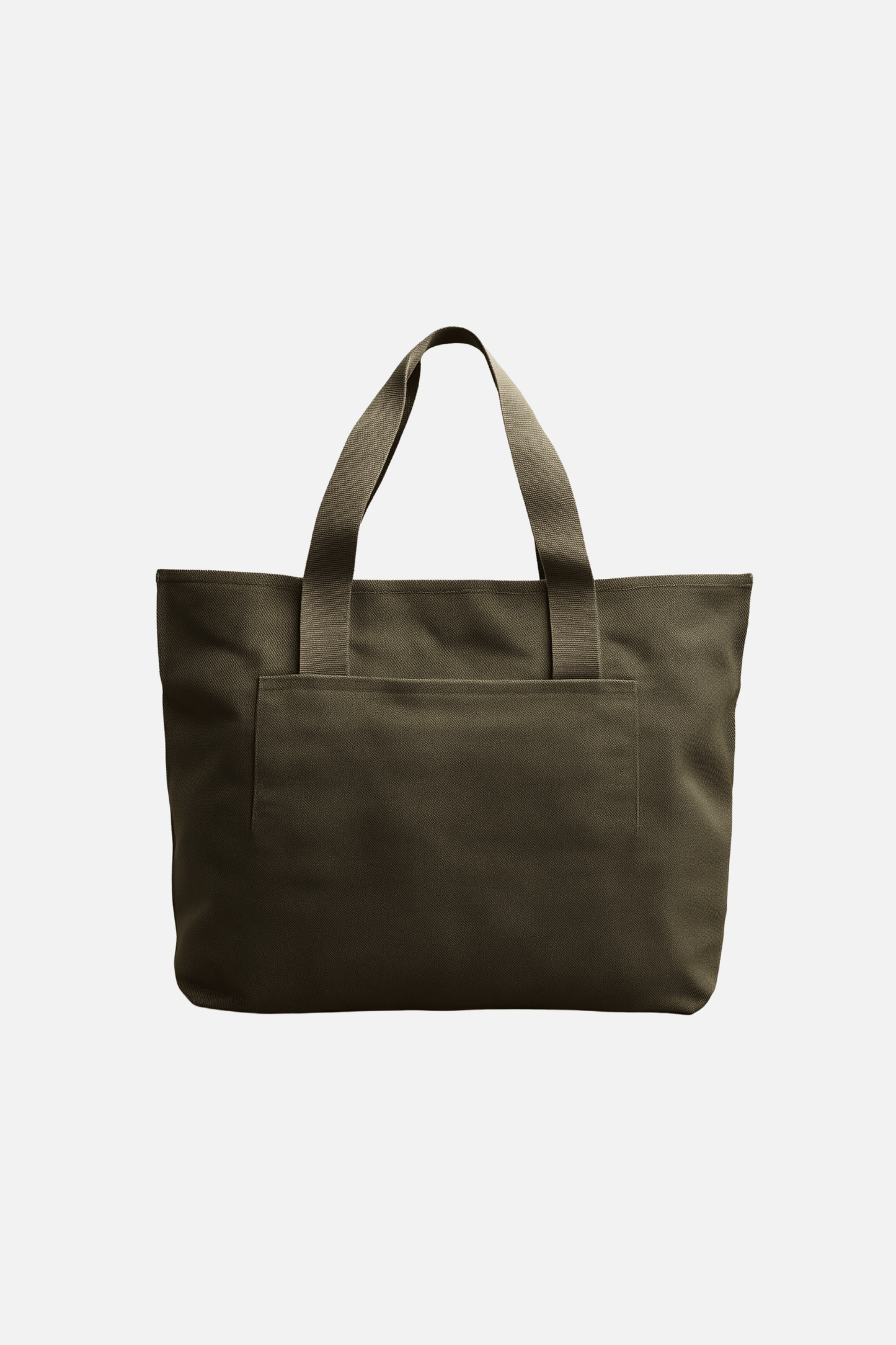 Classic Olive Canvas Tote Bag
