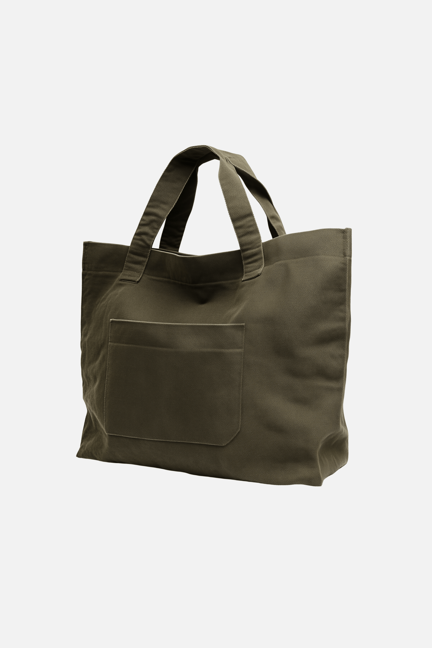 Classic Olive Canvas Tote Bag