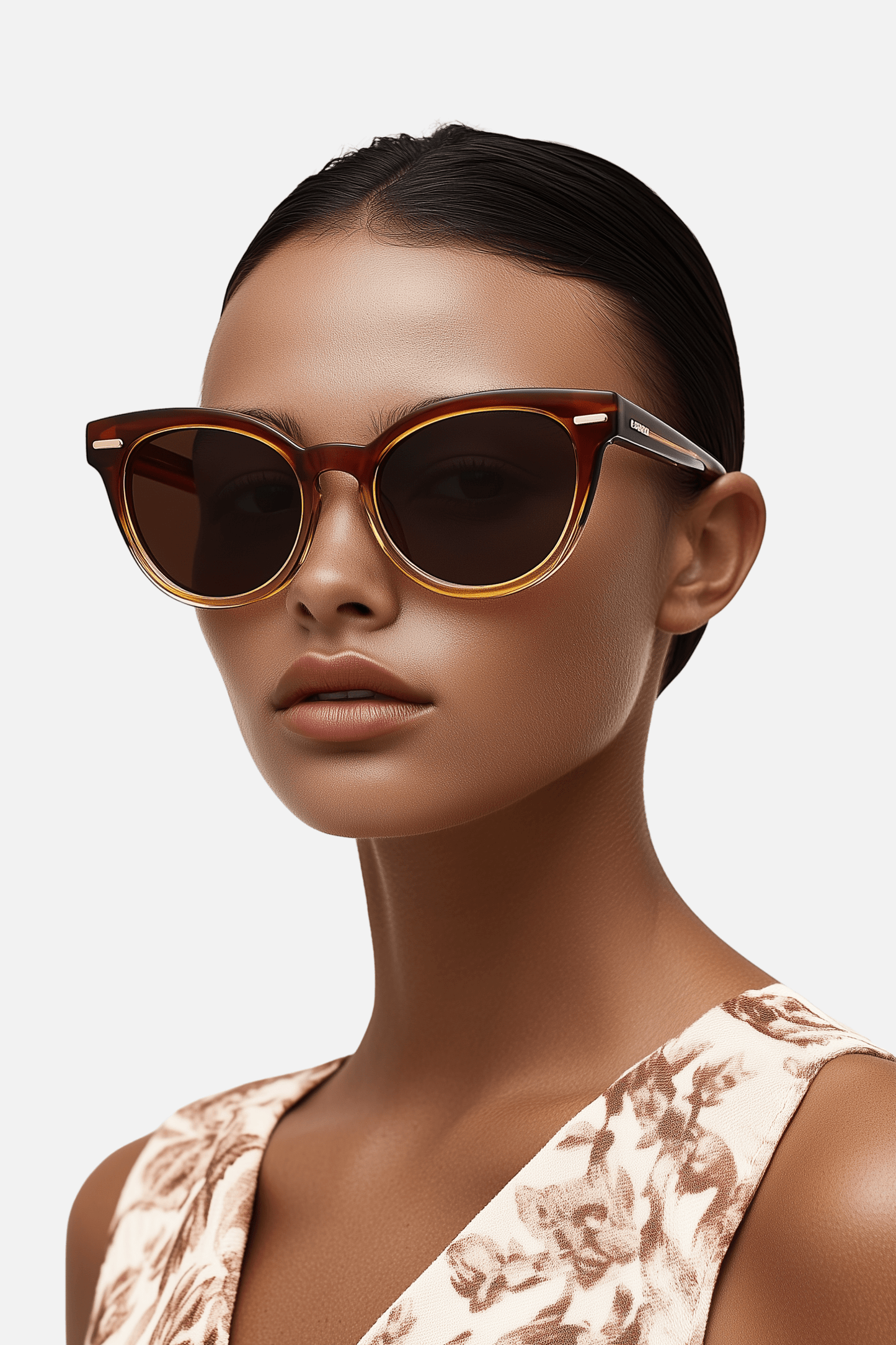 Amber Cat-Eye Sunglasses