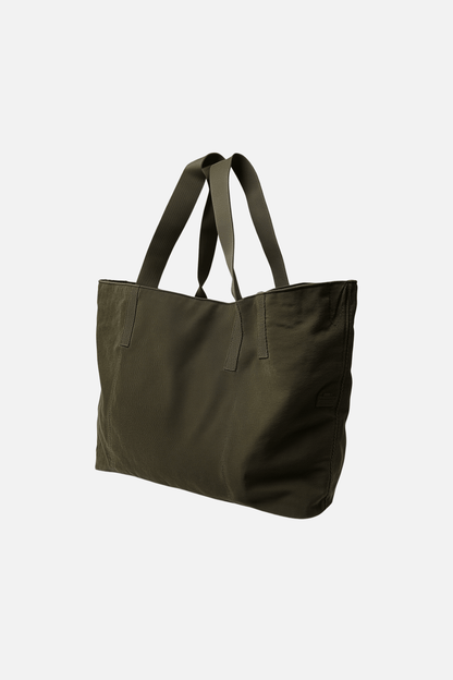 Classic Olive Canvas Tote Bag
