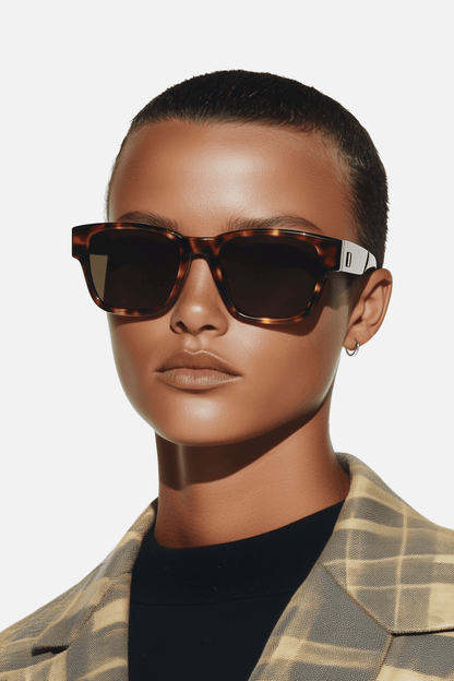 Tortoise Square Sunglasses